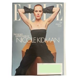 ELLE Magazine April 2024 Secret Superpower Of Nicole Kidman The Impact Issue